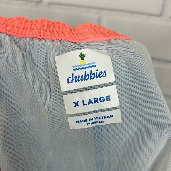 Chubbies Men’s Swim Trunks size Extra Large - Picture 6 of 7